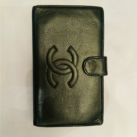 🌙CHANEL Timeless CC Caviar long Wallet ~ 7 x 4, pre-loved, Authentic - Picture 8 of 16